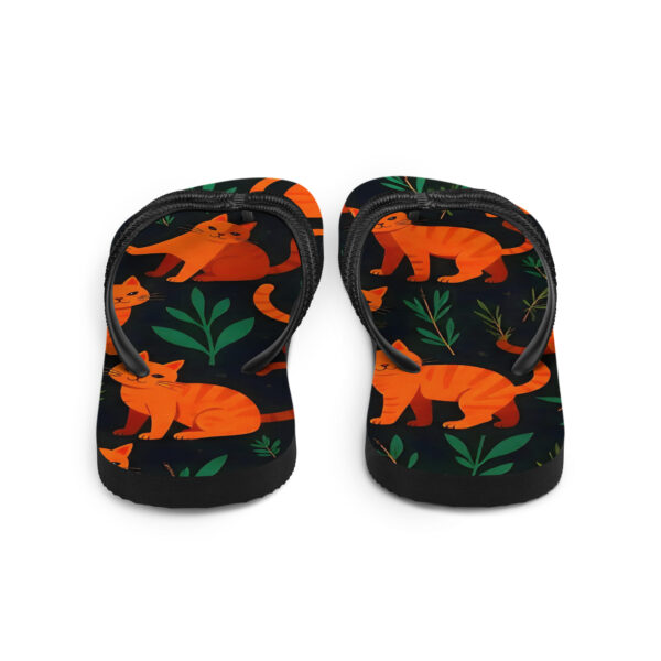 "Roaming Cats" Flip-Flops - Image 3