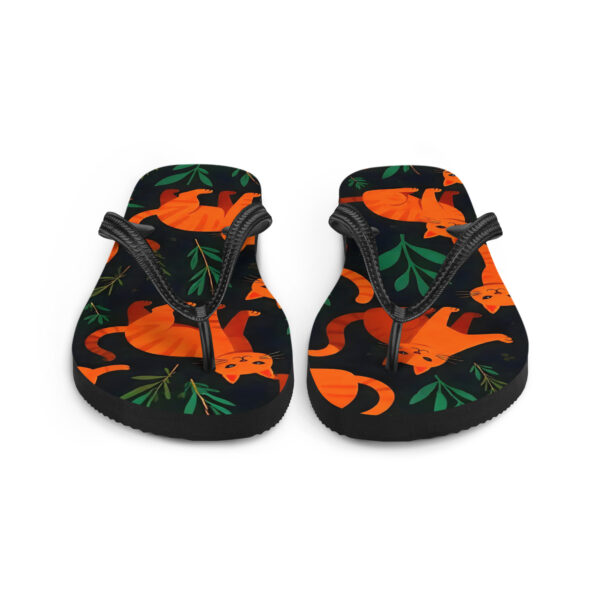 "Roaming Cats" Flip-Flops - Image 4